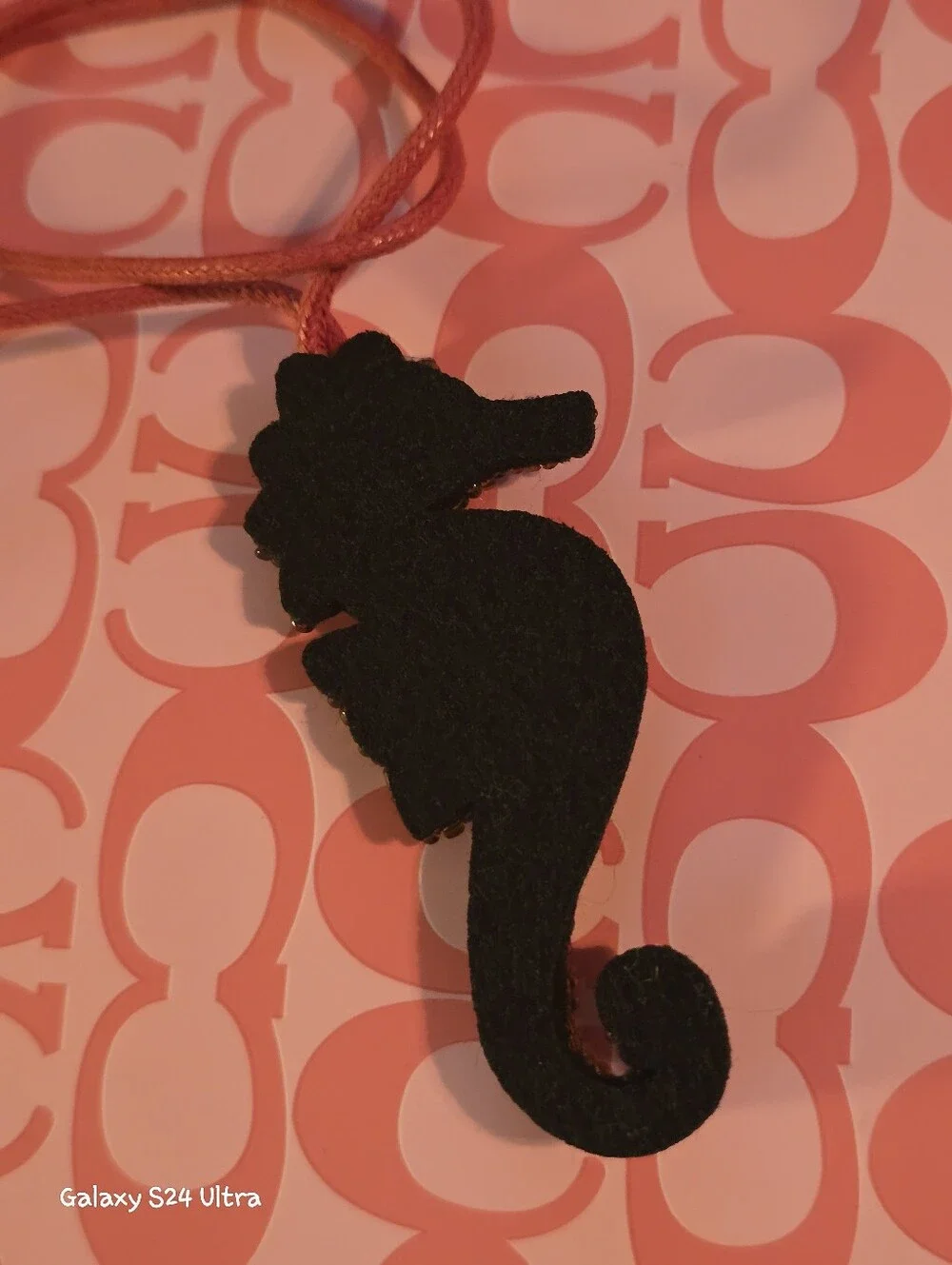 Seahorse Bag Charm/ Keychain NEW